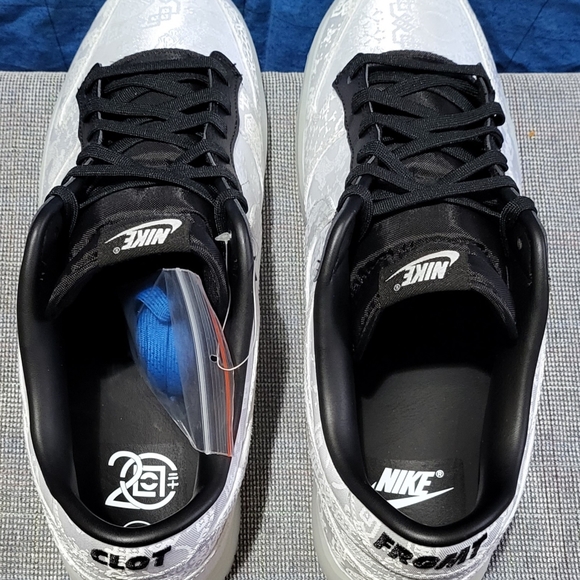 Nike Dunk Low x CLOT x Fragment Design 20th Anniversary Men’s Size 15 NEW DS - Picture 7 of 11